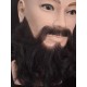 Barba y Bigote Negro Cabello Natural