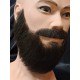 Barba Corta y Bigote Cabello Natural