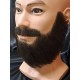 Barba Corta y Bigote Cabello Natural