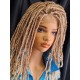 Peluca Dreadlocks Silver Blue