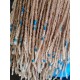 Peluca Dreadlocks Silver Blue
