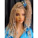 Peluca Dreadlocks Silver Blue