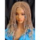 Peluca Dreadlocks Silver Blue