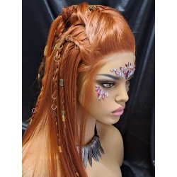 Peluca Guerrera Tribal