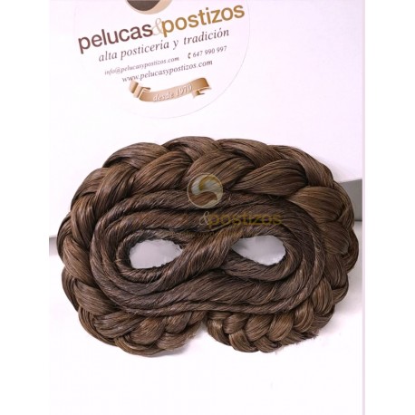 Moño Trasero De CABELLO NATURAL 4 MALLAS Nº 6